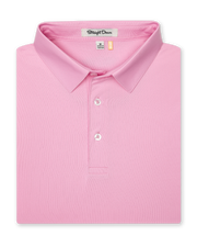 Olympic Polo in Pink Floyd pink, folded front product view