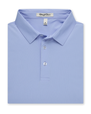 Men’s Sullivan Polo in lavender, folded front view
