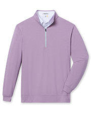 Ballard Quarter-Zip in mulberry, front product view with clean minimalist design