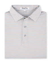 Mariner Stripe Polo - Coconut