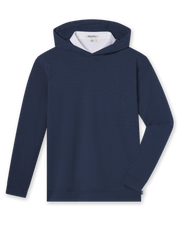 Redondo Hoodie in New Indigo, flat lay front view