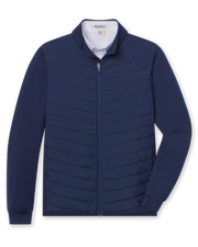Patton 2.0 Jacket in New Indigo dark blue, front flat lay view