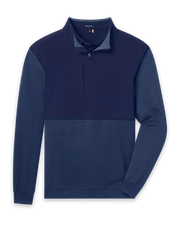 Harding Hybrid Quarter Zip - New Indigo