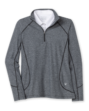 Claire Quarter Zip - Black