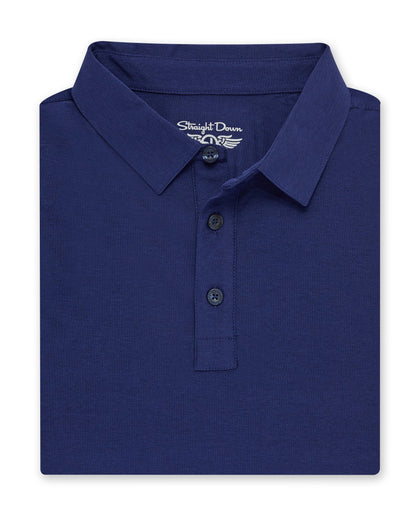 Dodge Polo in Dark Indigo, folded front product view