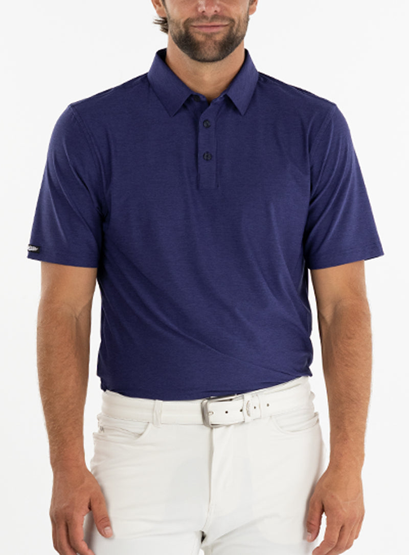 Dodge Polo in Dark Indigo, model wearing front view