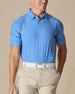 Dodge Polo in Provence Blue, model wearing front view