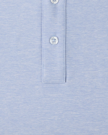 Dodge Polo in blue shade, fabric detail view