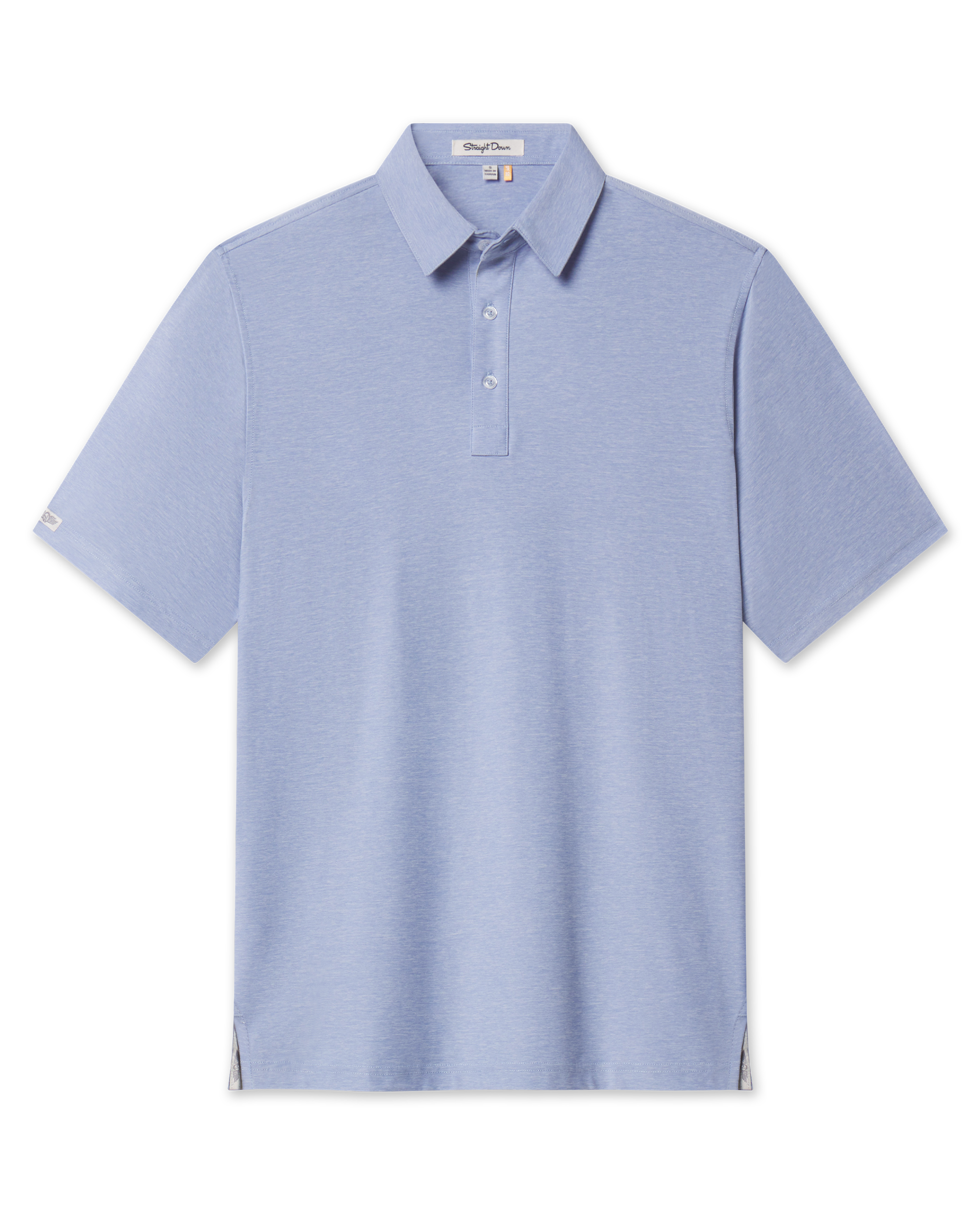 Men’s Dodge Polo in blue shade, front view