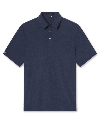 Dodge Polo in Navy, flat lay front product view