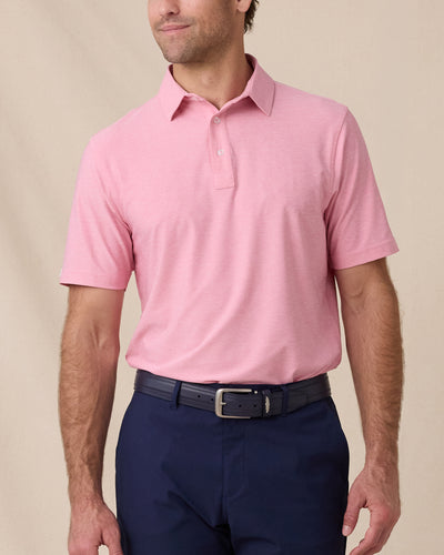 Dodge Polo in Pink, model wearing front view