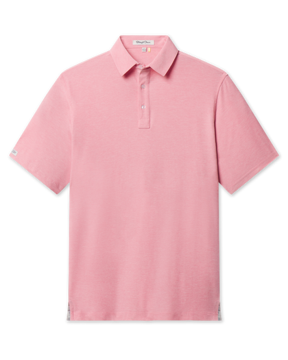 Men’s Dodge Polo in punch pink, front view