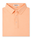 Men’s Dodge Polo in cantalope, folded view