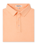 Men’s Dodge Polo in cantalope, folded view
