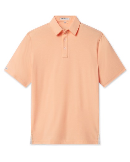 Men’s Dodge Polo in cantalope, front view
