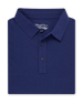 Dodge Polo in dark indigo blue, folded front product view