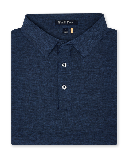 Dodge Polo in navy, folded front product view