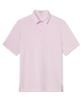Men’s lilac short sleeve performance polo shirt front view