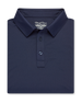 Olympic Polo in indigo dark blue, folded front product view