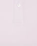 Men’s lilac performance polo shirt fabric detail with button placket