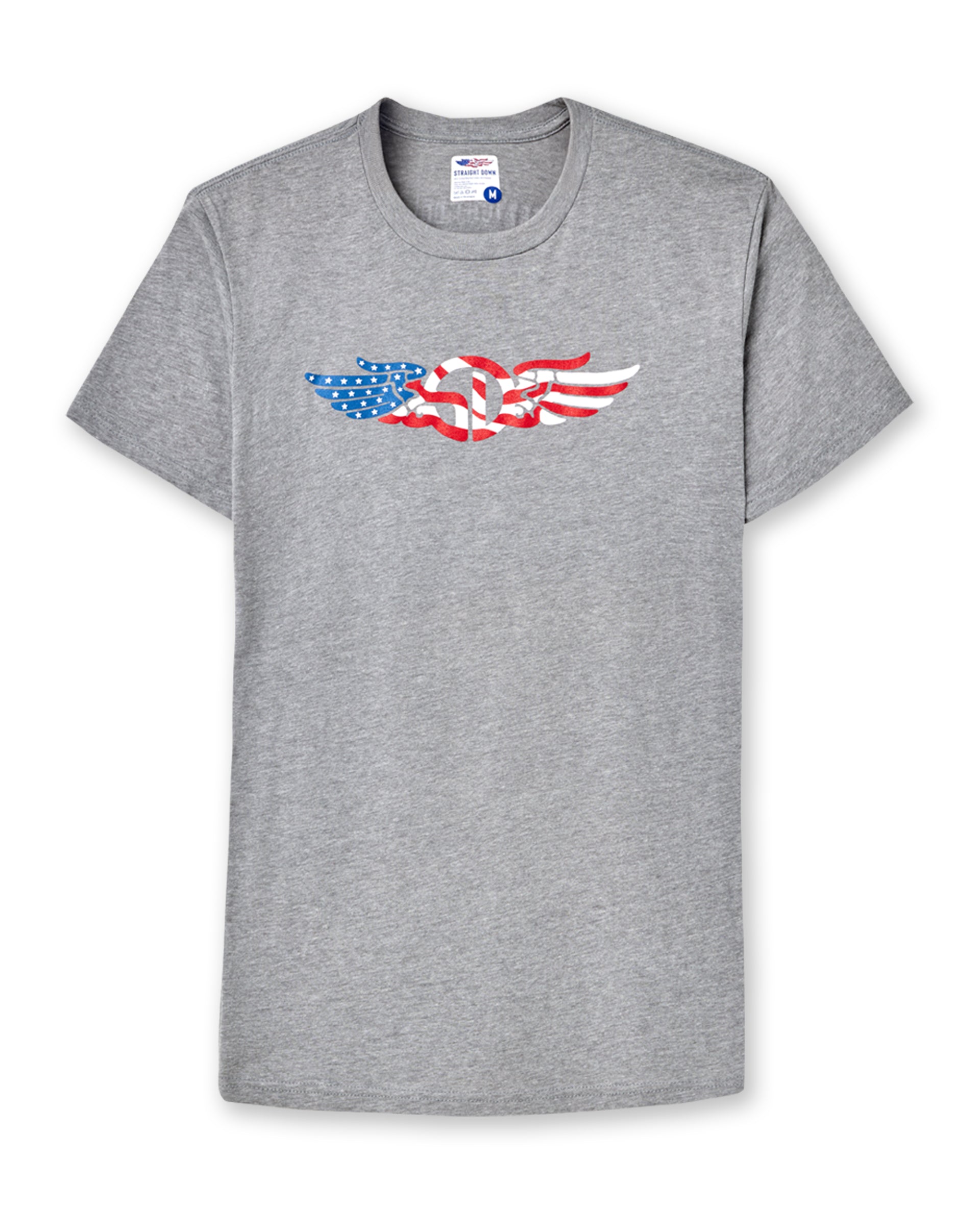 USA Wings Tee - Heather
