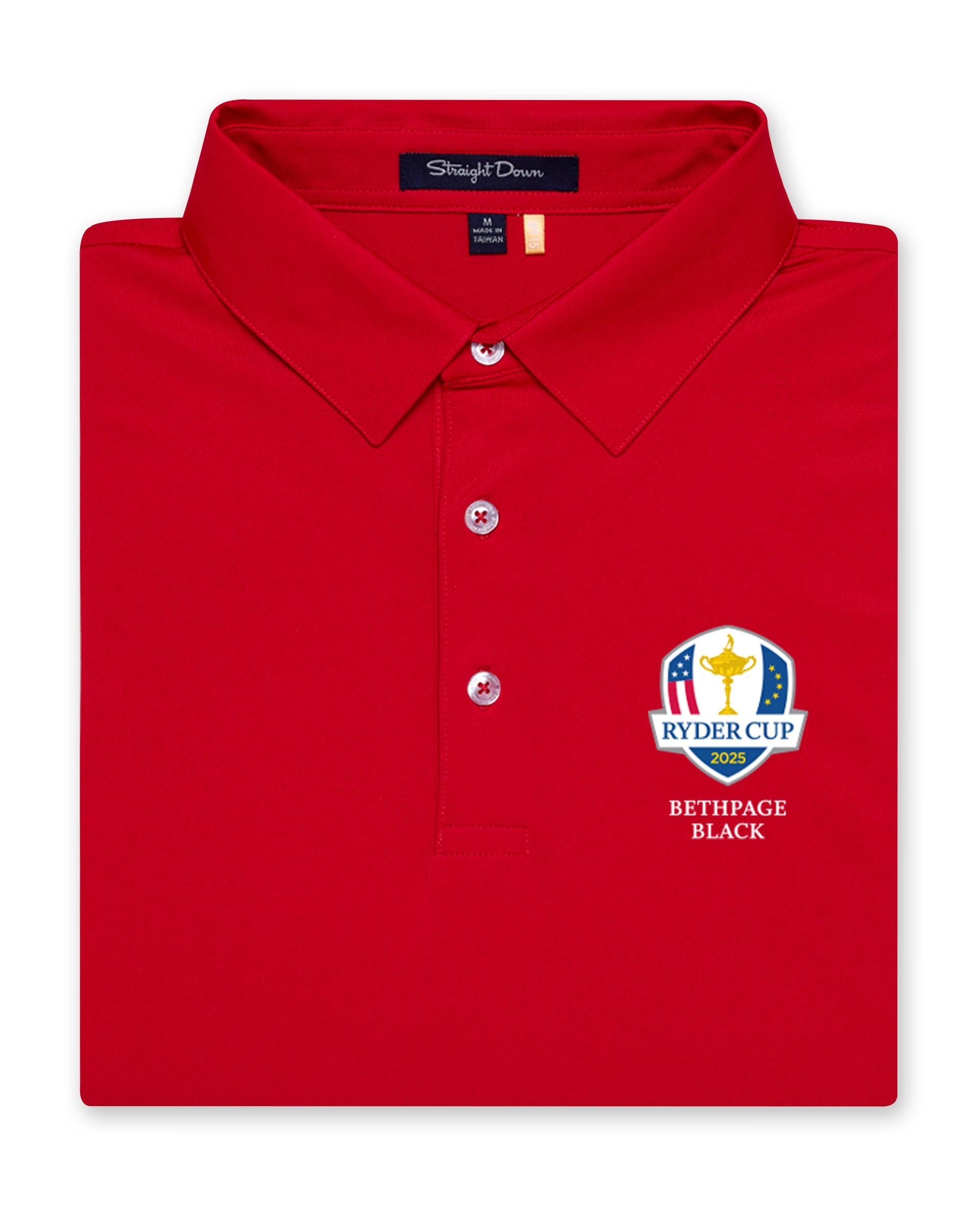 2025 Ryder Cup Championship - Men's Sullivan Polo - Flag Red
