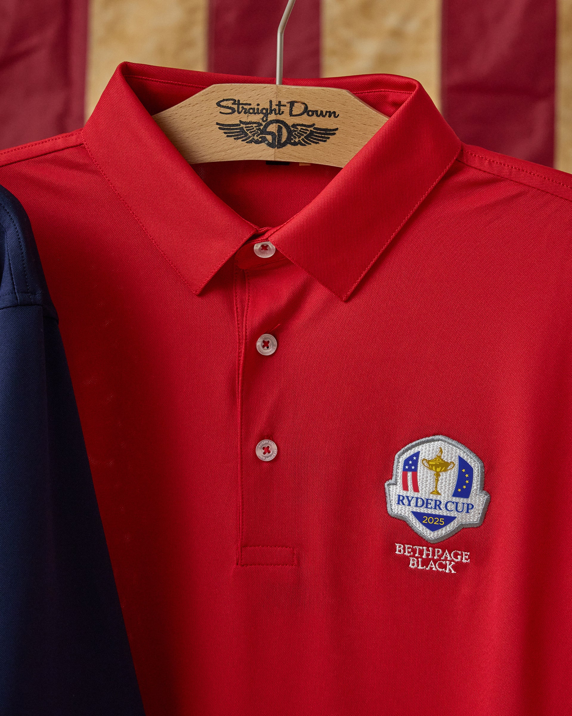 2025 Ryder Cup Championship - Men's Sullivan Polo - Flag Red
