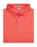Men’s Sullivan Polo in gala orange, folded front view