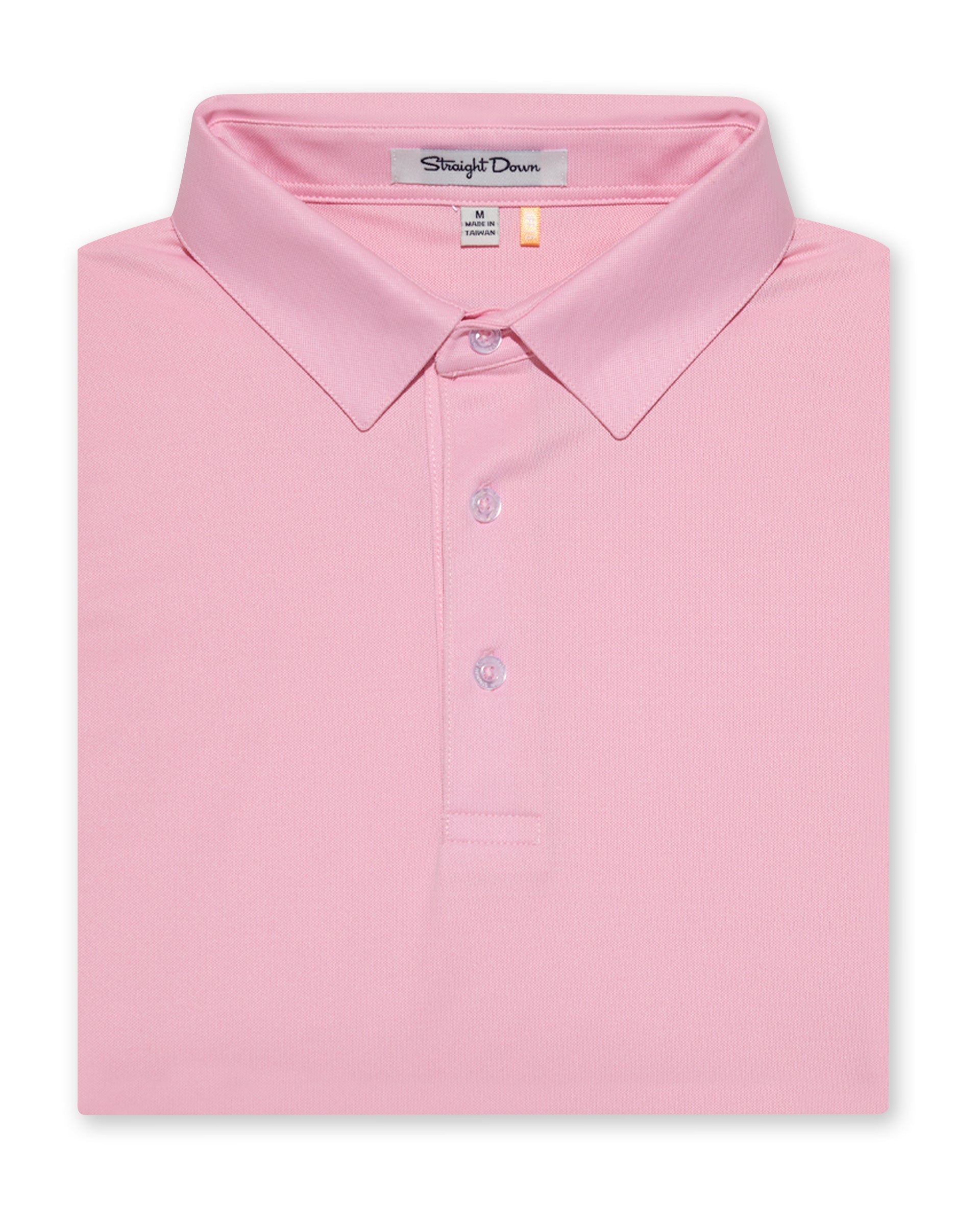 Men’s Sullivan Polo in Pink Lemonade, folded front product view