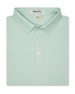 Men’s Sullivan Polo in celery green, folded front view