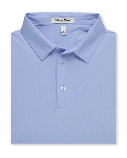 Men’s Sullivan Polo in lavender, folded front view