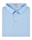 Sullivan Polo in Nantucket, folded light blue performance golf polo