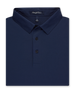 Men’s Sullivan Polo in new indigo blue, folded front view