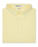 Men’s Sullivan Polo in pale yellow, folded front view