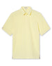 Men’s Sullivan Polo in pale yellow, full front product view
