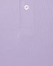 Close-up fabric texture detail of the Sullivan Polo in violet