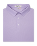 Men’s Sullivan Polo in violet, folded front view