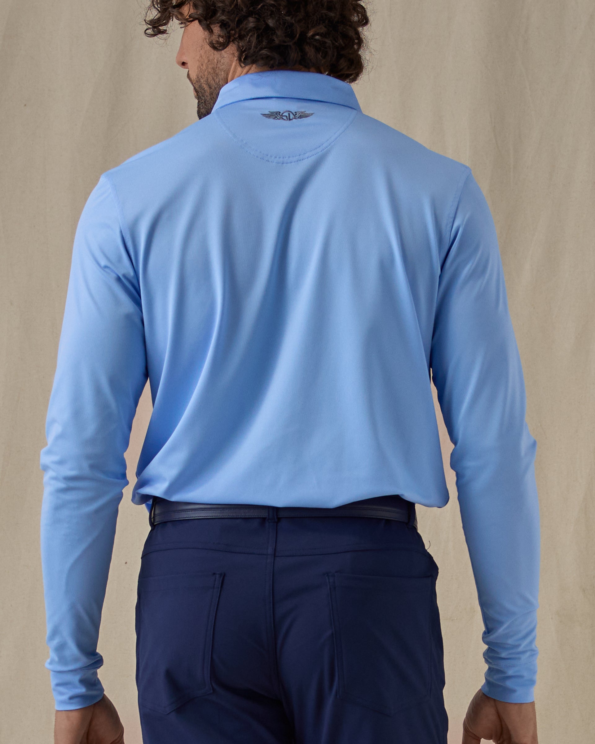 Stearns Long Sleeve Polo - Carolina
