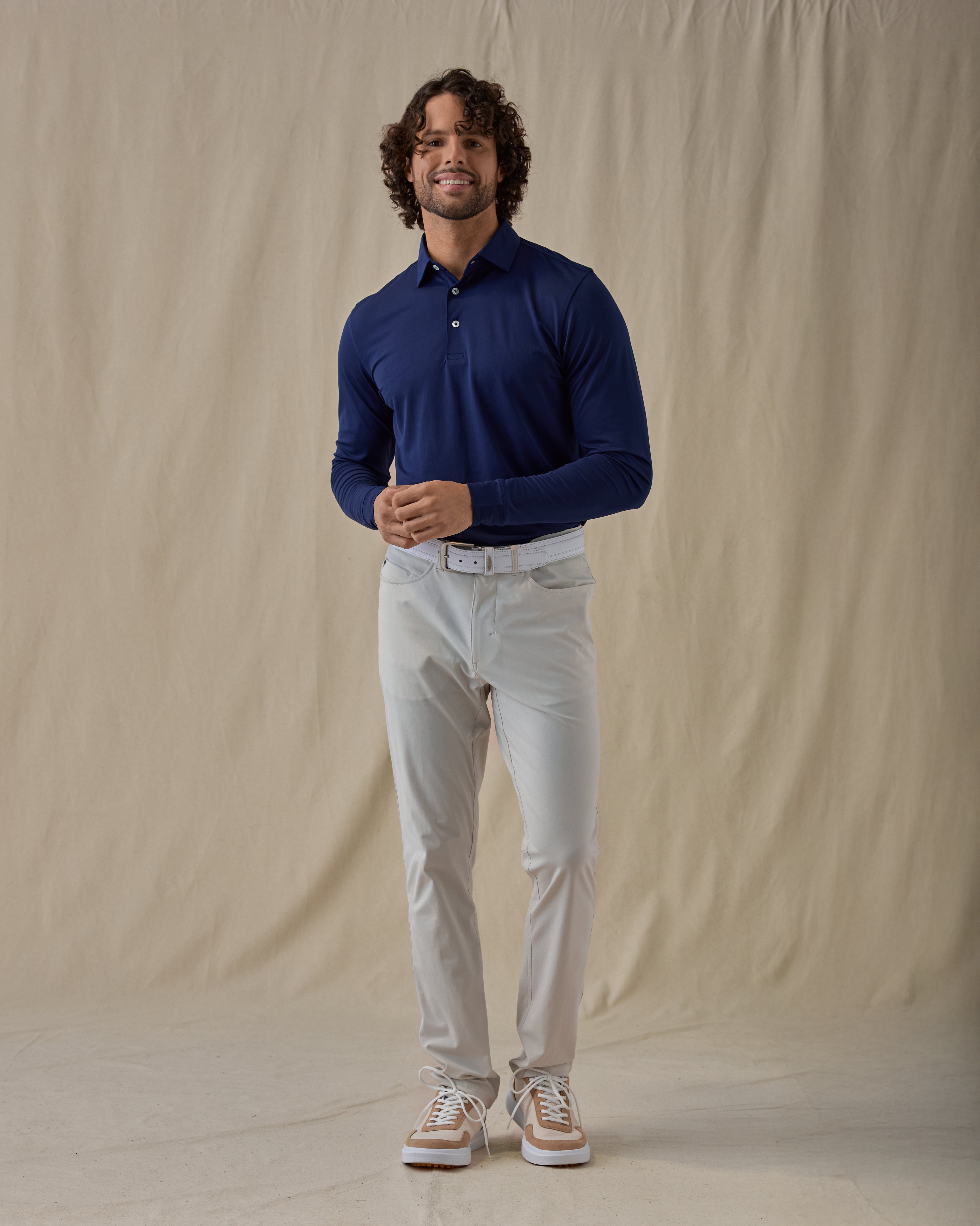 Stearns Long Sleeve Polo - New Indigo

