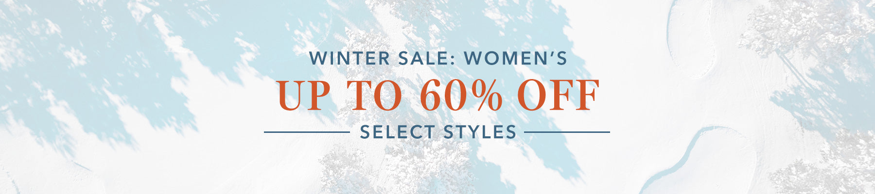 Winter Sale: Women's
