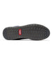 Men's Field V2 Shoe in Indigo, bottom view featuring a gray traction outsole with a red SD logo label