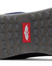 Men's Field V2 Shoe in Indigo, close-up outsole detail view featuring the gray traction outsole and red SD logo label