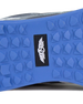 Men's Field V2 Shoe in Camo Carbon, close-up outsole detail view featuring the blue traction outsole and black SD logo label