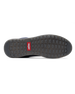 Men's Field V2 Shoe in Indigo, bottom view featuring a gray traction outsole with a red SD logo label