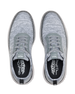 Men's Challenger Shoe in Carbon, top down view featuring a heathered gray knit upper with gray laces, black welt stitch detail, and a branded insole