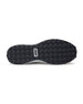 Men's Moonlight V2 Shoe in Granite, bottom view featuring a black pyramid-textured rubber outsole with a Straight Down logo tag at the center