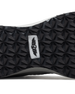 Men's Moonlight V2 Shoe in Black, close-up bottom view featuring a black geometric pyramid-textured rubber outsole with a centered white and black Straight Down logo badge and white midsole edge