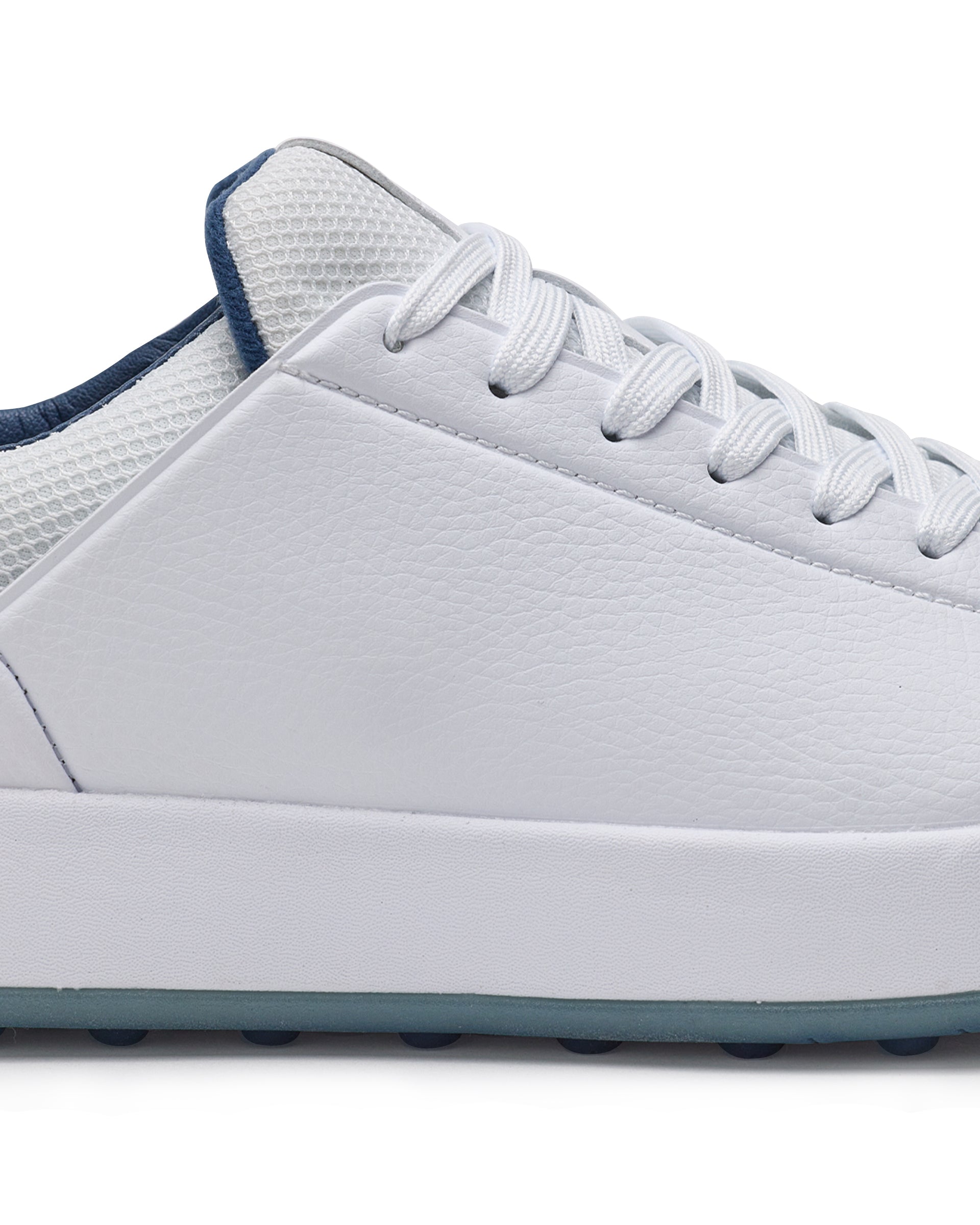 Court Shoe - White Deep Sea
