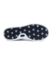 Black and white star-patterned shoe sole on a white background