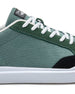 Cruise Canvas Sneaker in Dark Forest Green, side detail view